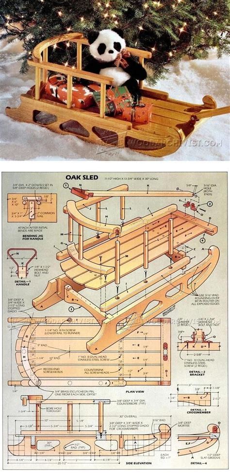 Snow Sled Plans Childrens Outdoor Plans And Projects Woodarchivist