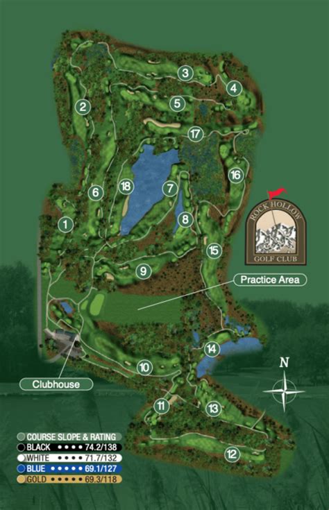 Course Details - Rock Hollow Golf Club