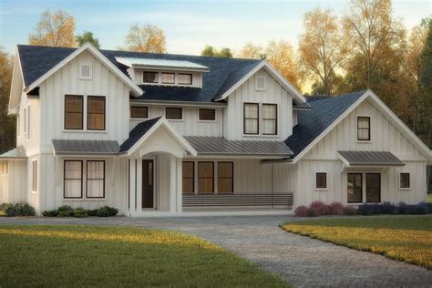 2 Story 4bedroom Transitional House Plan 161 1086 Modern Farmhouse