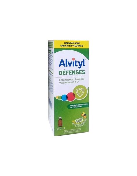 Alvityl Defences Echinacea Propolis Vitamins C And D Syrup 240ml