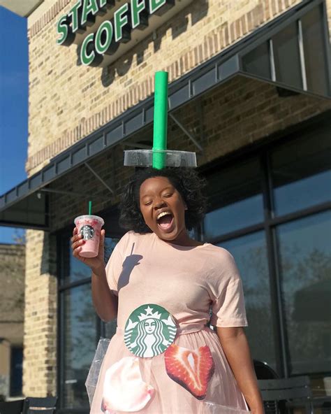 Starbucks Pink Drink Costume Halloween Costume! IG: @ohhappydani ...