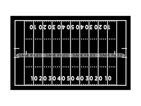 Football Field SVG, Football Svg, Football Field Clipart, Football Field Files for Cricut, Cut ...