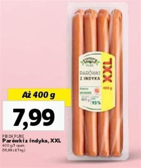 Promocja Pikok Pure Par Wki Z Indyka Xxl G W Lidl