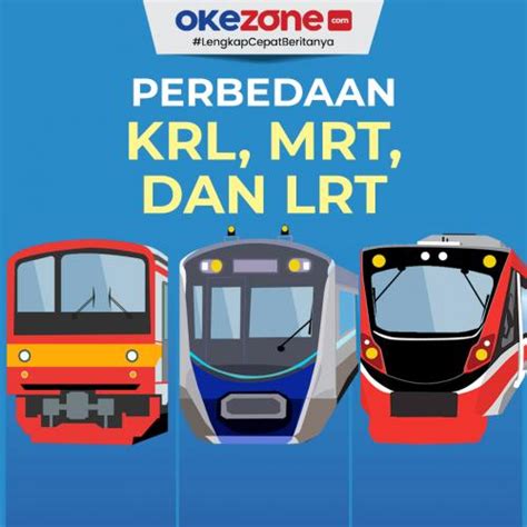 Perbedaan KRL MRT Dan LRT 0 Foto Okezone Infografis