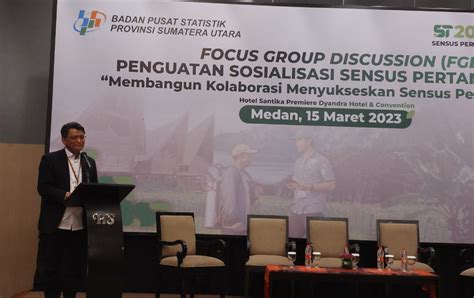 Membangun Kolaborasi Sukseskan Sensus Pertanian 2023 BPS Sumut Gelar