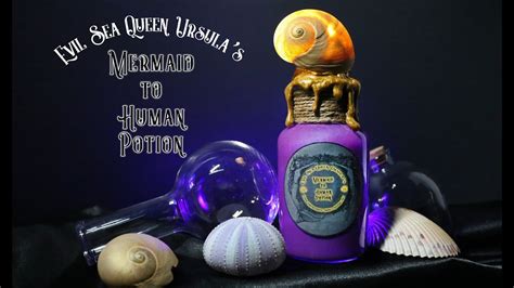 Ursulas Mermaid To Human Potion Diy Potion Prop Bottle The Little