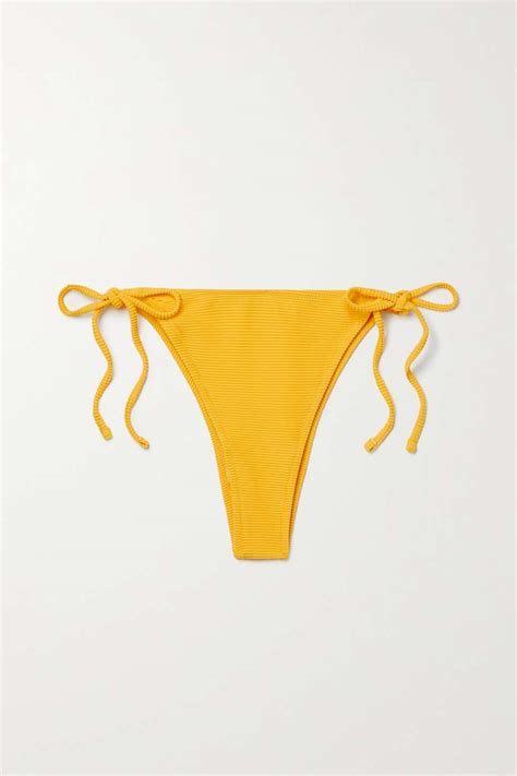 Marigold Net Sustain Chanzy Recycled Ribbed Bikini Briefs Fisch