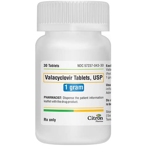 Valacyclovir Hcl Gm Rx Products