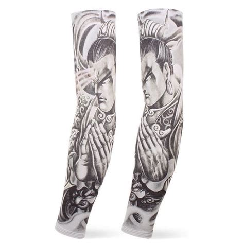 Manchon Bras Manchons de tatouage pour hommes et femmes 2 pièces