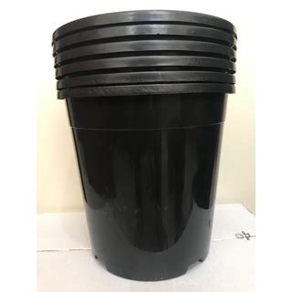 10 Vasos Pote 23 De 6 1 Litros Para Mudas Plantas Temperos Frutas Preto