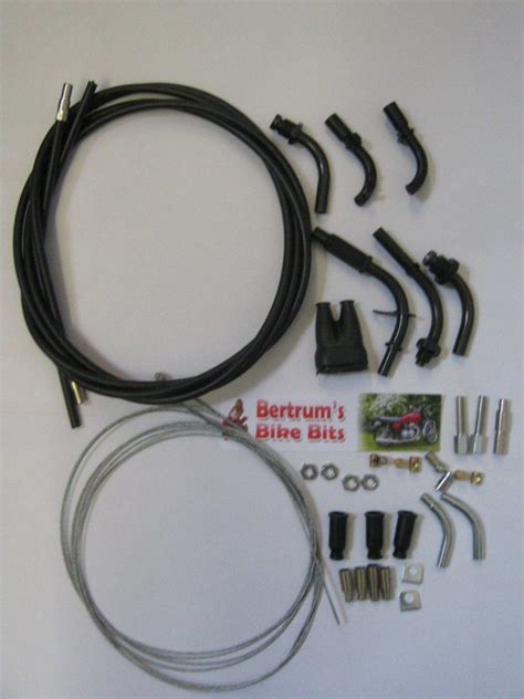 universal dual throttle motorcycle cable kit bertrums bike bits