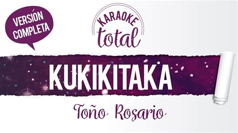 Kulikitaka Toño Rosario Karaoke Cantado Con Letra Hd Youtube