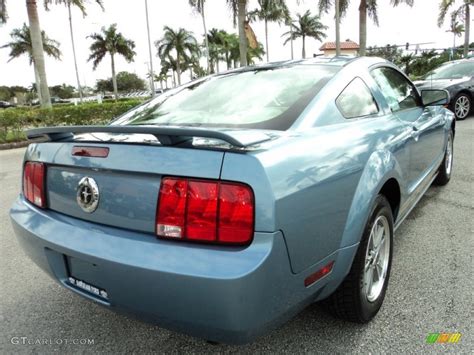 2005 Windveil Blue Metallic Ford Mustang V6 Premium Coupe 88340267 Photo 6