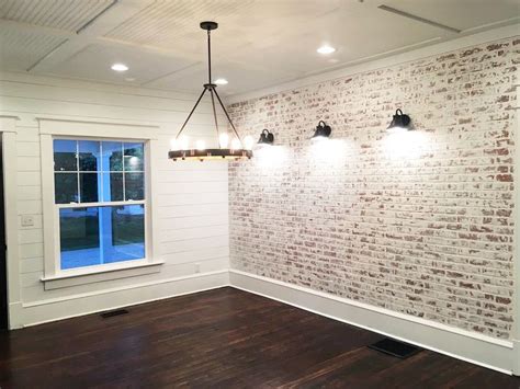 How To Build A Faux Brick Wall The Restoring House Brick Wall