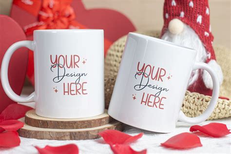 Valentines Couple Mug Mockup Cup Mockup Graphic By Crafty Corner