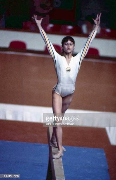 Nadia Comaneci At Women S Gymnastics Competition At The 1984 Summer