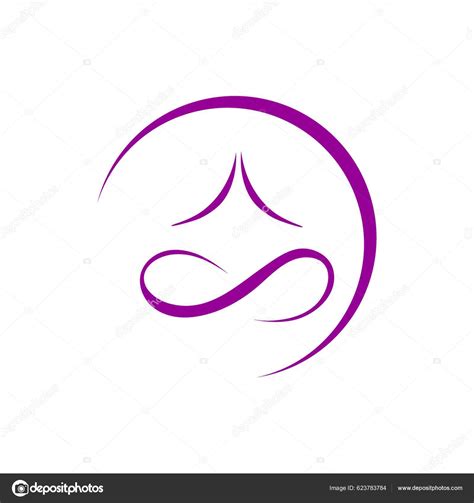 Yoga Meditaci N Icono Logo Vector Gratis Vector De Stock De