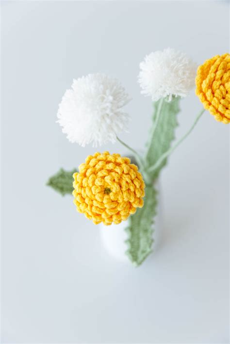 Hookok Table Flower Crochet Dandelion Hookok