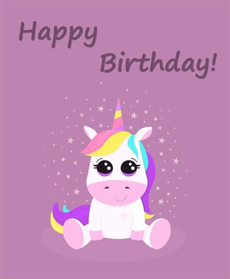 Vecteurs et illustrations de Anniversaire licorne en téléchargement