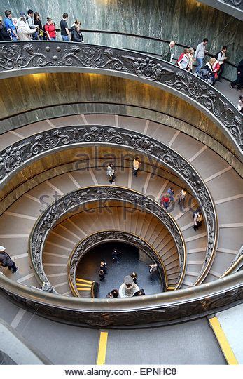 Stock Photo Spiral Stairs By Donato Bramante At Vatican Museums