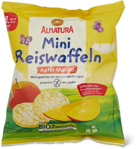 Alnatura Mini Reiswaffeln Apfel Mit Mango