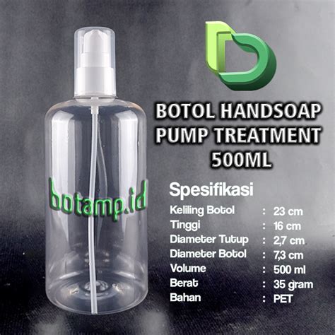 Botol Handsoap Ml Tutup Pump Treatment Botamp Id