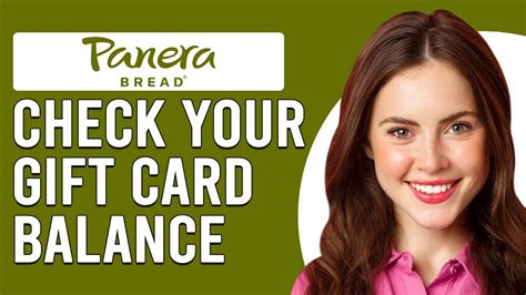 How To Check Your Panera Gift Card Balance How Do You Check The