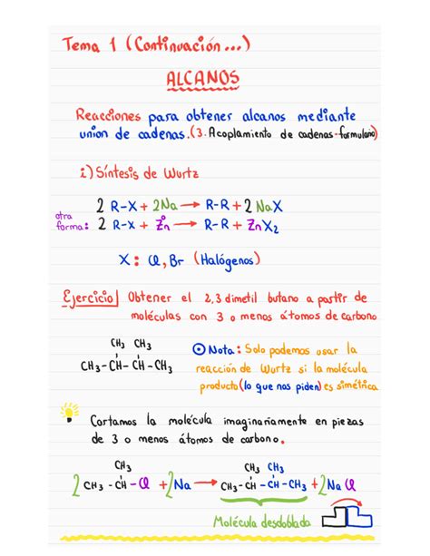 Tema 1 Parte 2 Alcanos Reacciones De Union De Alcanos Laboratorio De