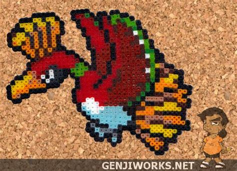 Ho Oh Perler By Genjiworks Deviantart On Deviantart Perler