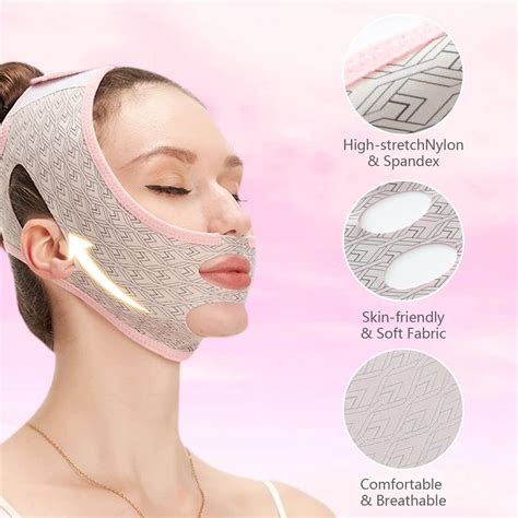 V Line Beauty Face Sculpting Sleep Mask Double Chin Up Mask And Chin