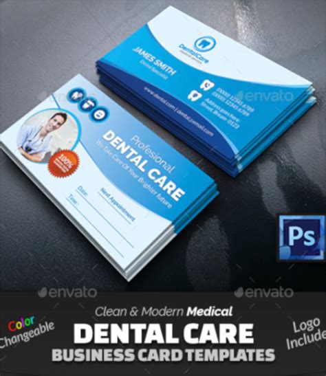 Dental Business Card Templates Psd Word Ai