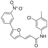 N 3 CHLORO 4 METHYLPHENYL 3 5 3 NITROPHENYL 2 FURYL 2 PROPENAMIDE