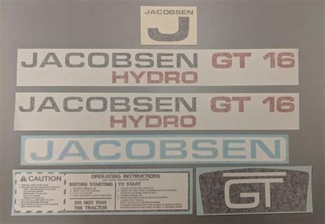 Jacobsen The Decal Store