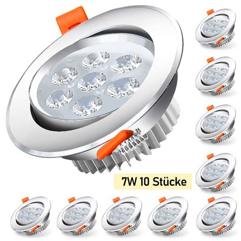 Lot De 10 Spots LED Encastrables Spot Encastrable LED 7W Equ 45W