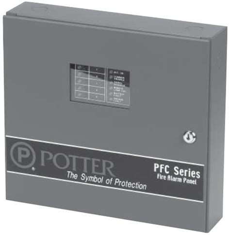 Potter Pfc T Conventional Zone Fire Panel Owner S Manual