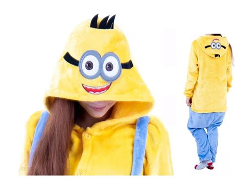 ONESIE KIGURUMI PIŻAMA KOSTIUM MINIONKI S XL 12526787587 oficjalne