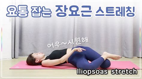 허리통증 완화에 좋은 장요근 스트레칭 L 매일 10분 Iliopsoas Stretch Youtube 운동 아이디어