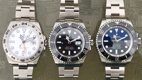 Rolex Batman 40mm Vs Rolex Explorer Ii 42mm Vs Rolex Sea Dweller 43mm