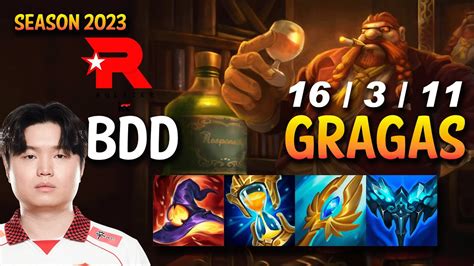 Kt Bdd Gragas Vs Tristana Mid Kr Ranked Youtube