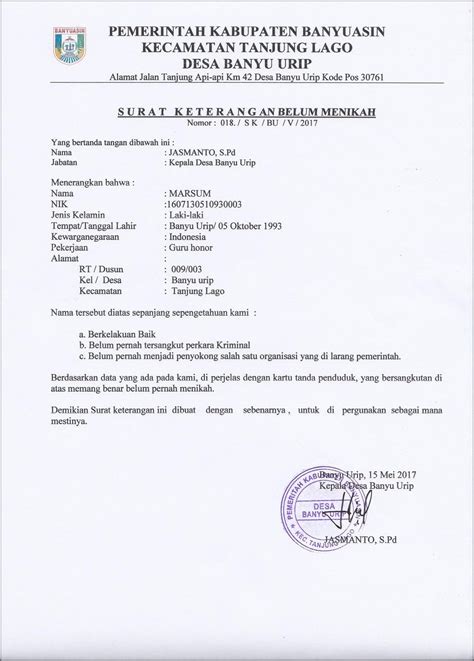 Contoh Surat Pernyataan Belum Bekerja Doc Surat Lamaran Kerja