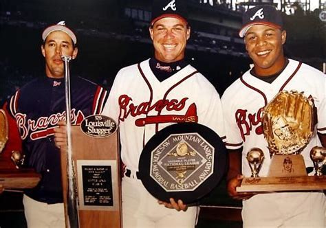 Greg Maddux Chipper Jones Andruw Jones