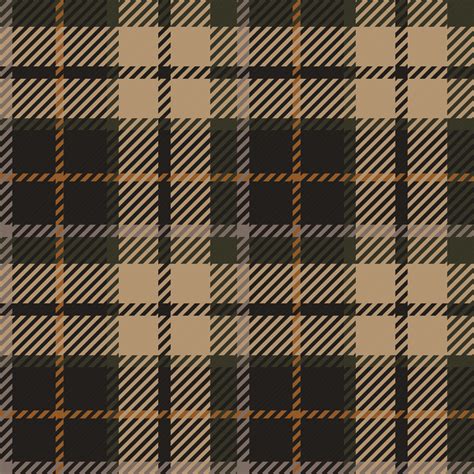 Tartan Plaid Seamless Pattern Background Flannel Shirts Vector