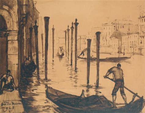 Vue dun canal à Venise by André Maire on artnet