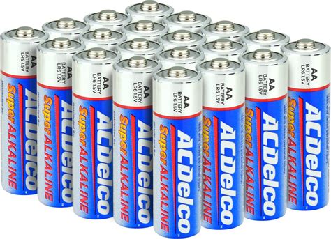 Amazon Acdelco Count Aa Batteries Maximum Power Super Alkaline