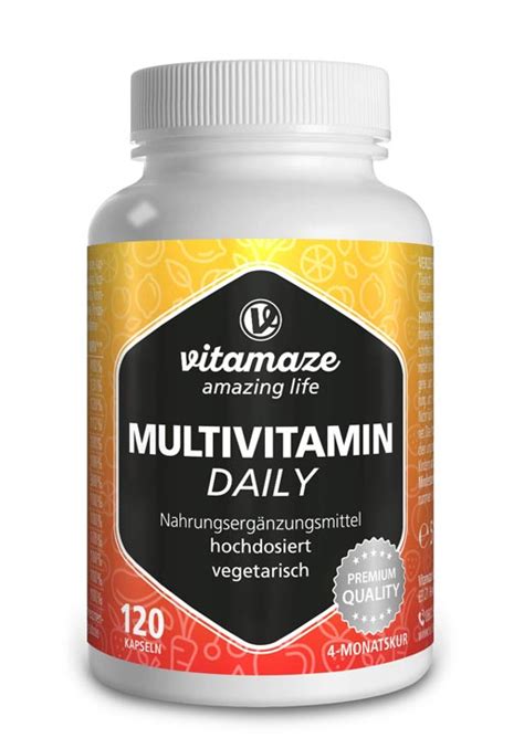 Multivitamin Capsules Without Iodine Vegetarian Vitamaze Shop