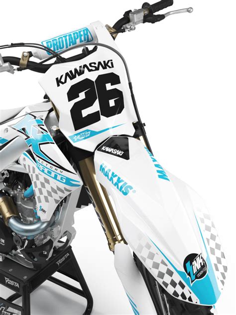 Kawasaki Speedway Blue Kit Rival Ink Design Co