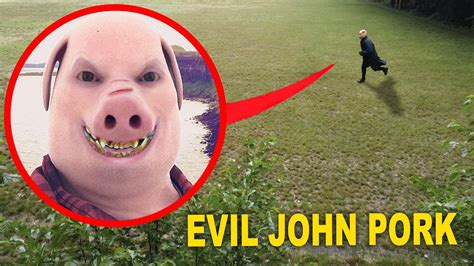 Drone Catches John Pork In The Woods We Found John Pork S Cabin YouTube