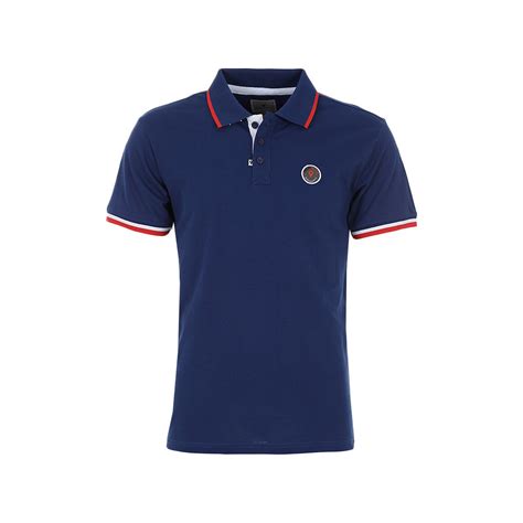 Degré Celsius Polo manches courtes homme CODY Marine Vêtements Polos