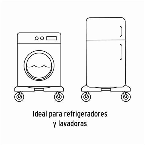 Ruedas Para Mover Lavadoras Y Refrigeradores En GDL