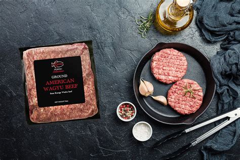 American Wagyu Ground Beef Mishima Reserve Wagyu Beef Nordic Catch